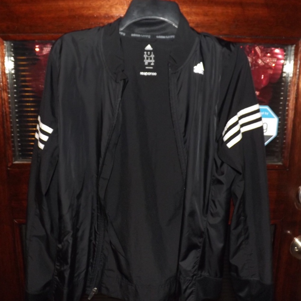 Black adidas wind breaker
